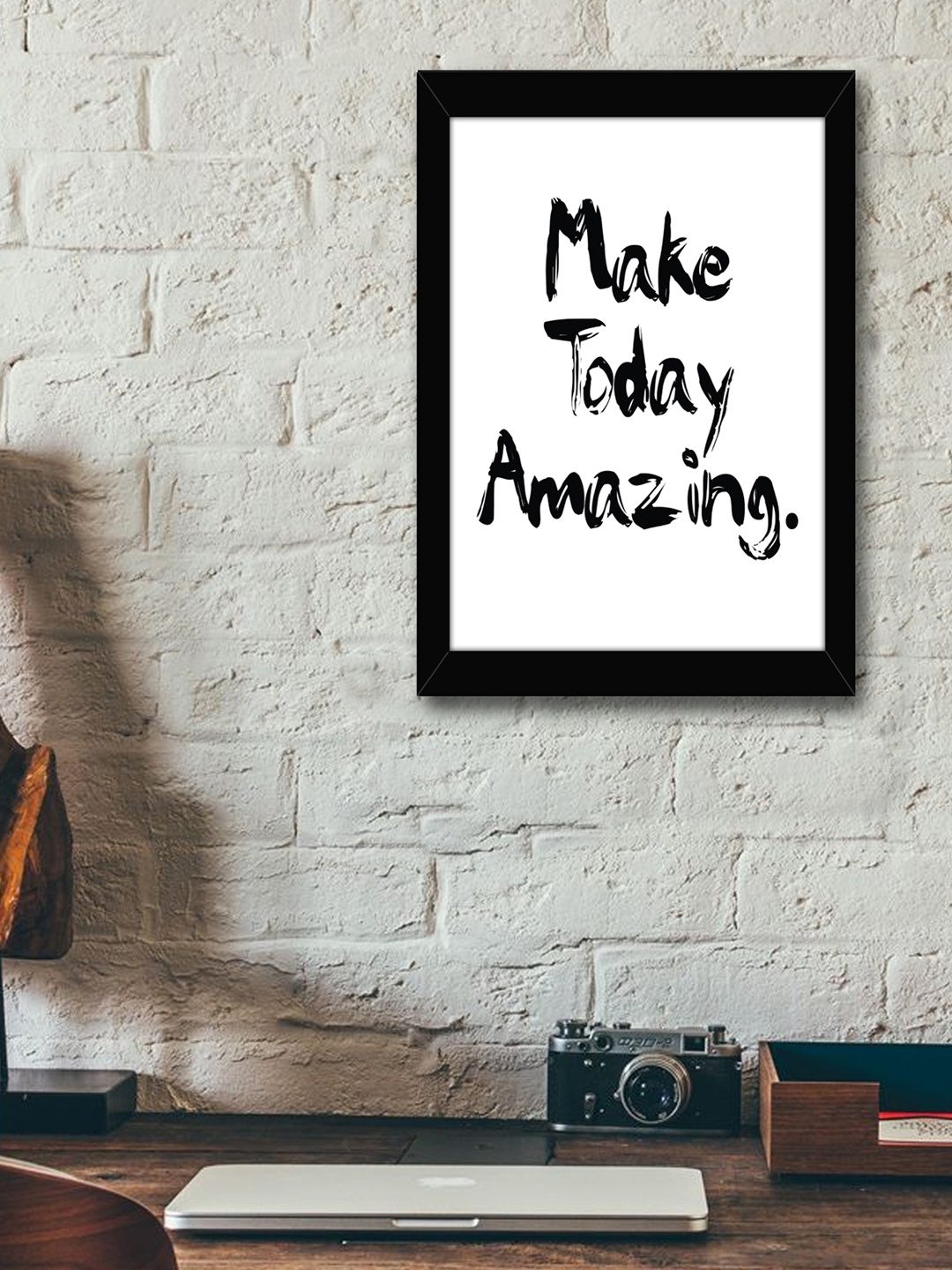 

TIED RIBBONS Black & White Inspirational Typographic Wall Art