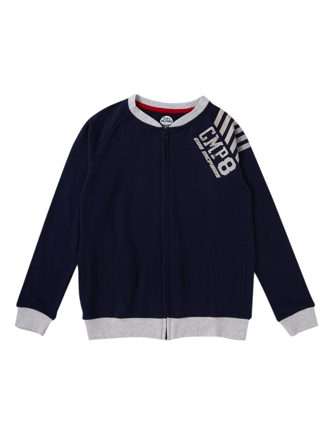 

Cub McPaws Boys Navy Blue Solid Sweatshirt