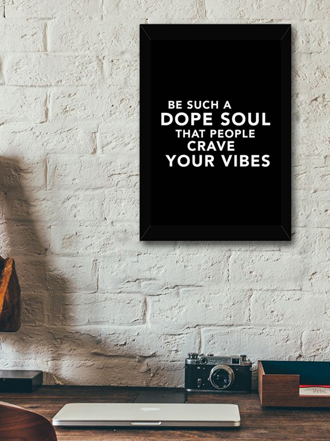 

TIED RIBBONS Black & White Solid Inspirational Typographic Wall Art