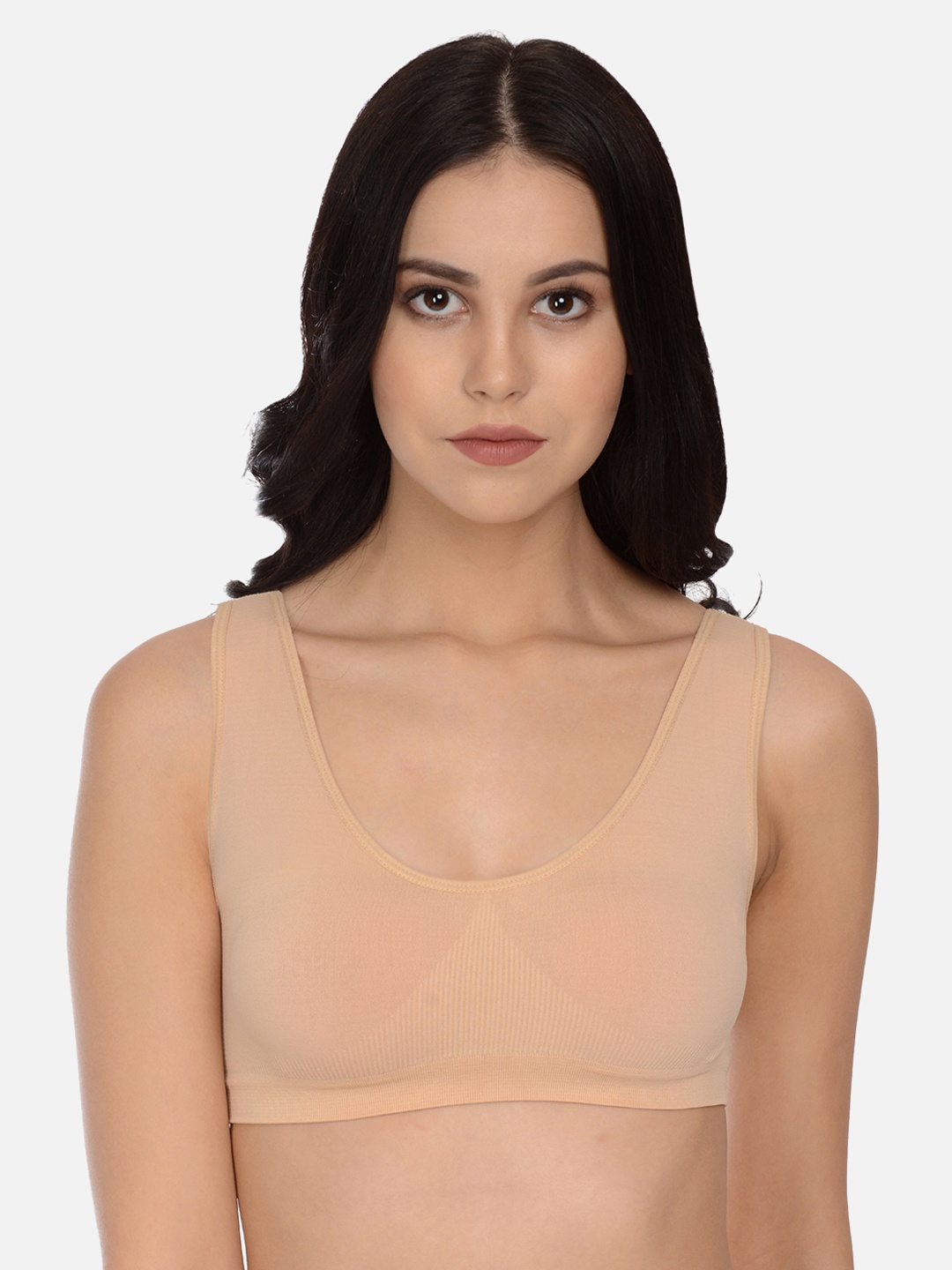 

mod & shy Beige Solid Non-Wired Non Padded T-shirt Bra
