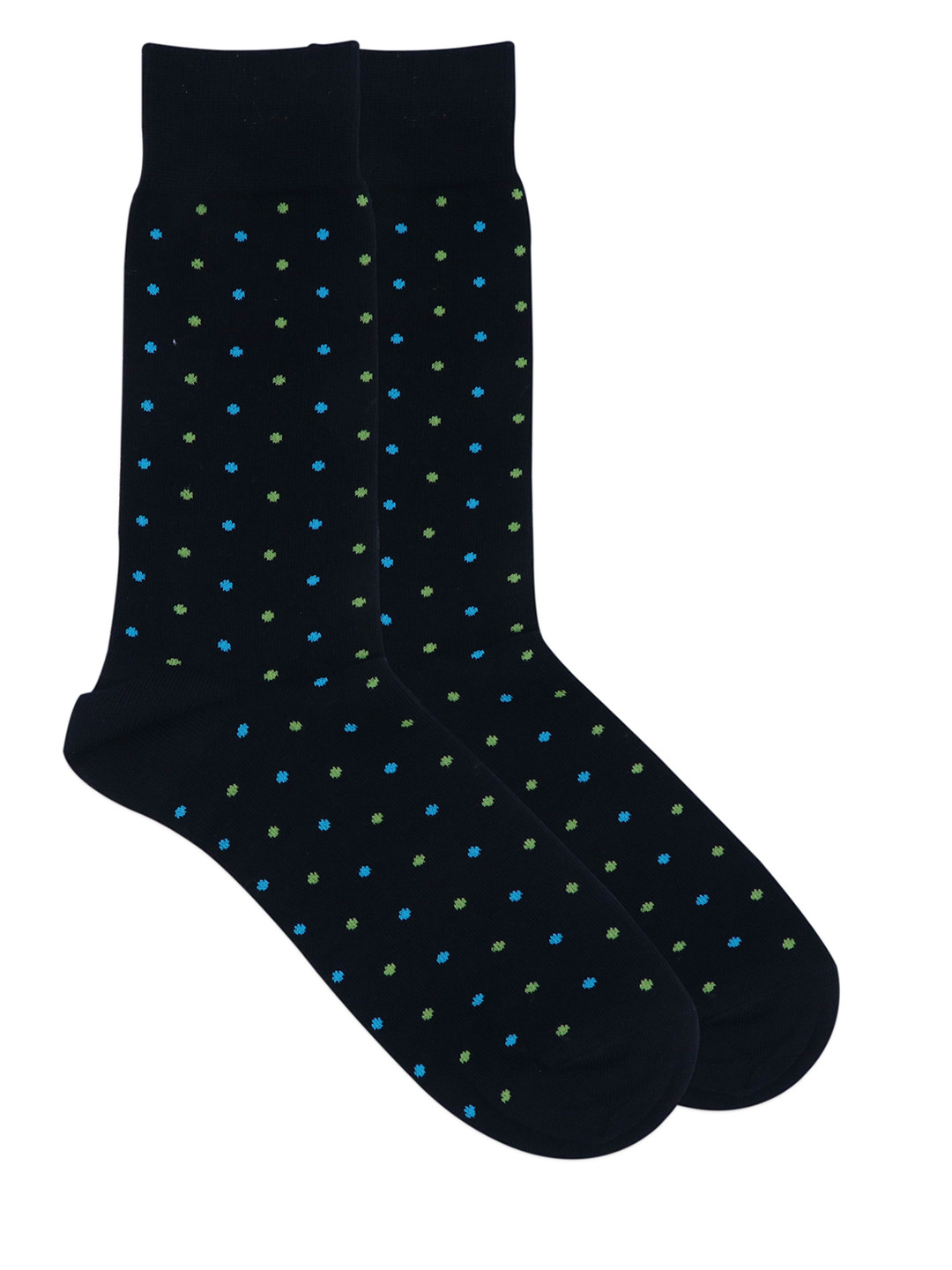 

Balenzia Men Black Patterned Calf-Length Socks