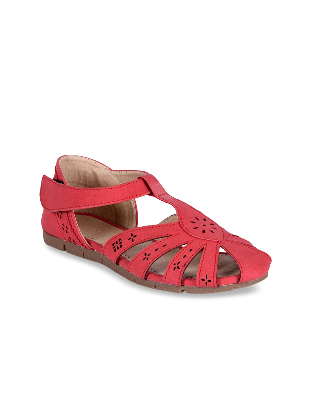 

meriggiare Women Red Solid Flats