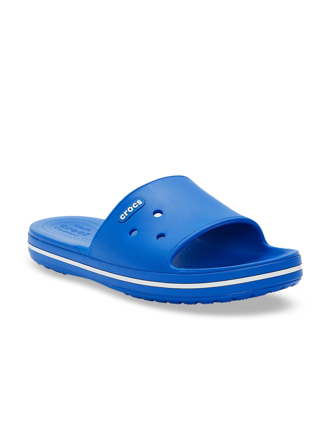 

Crocs Crocband Unisex Blue Solid Sliders