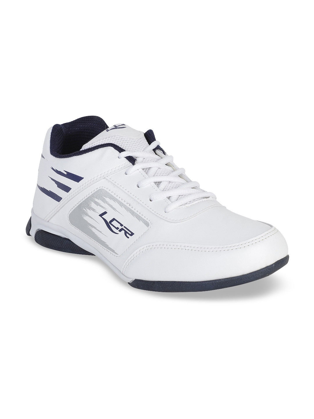 

Lancer Men White Solid Sneakers