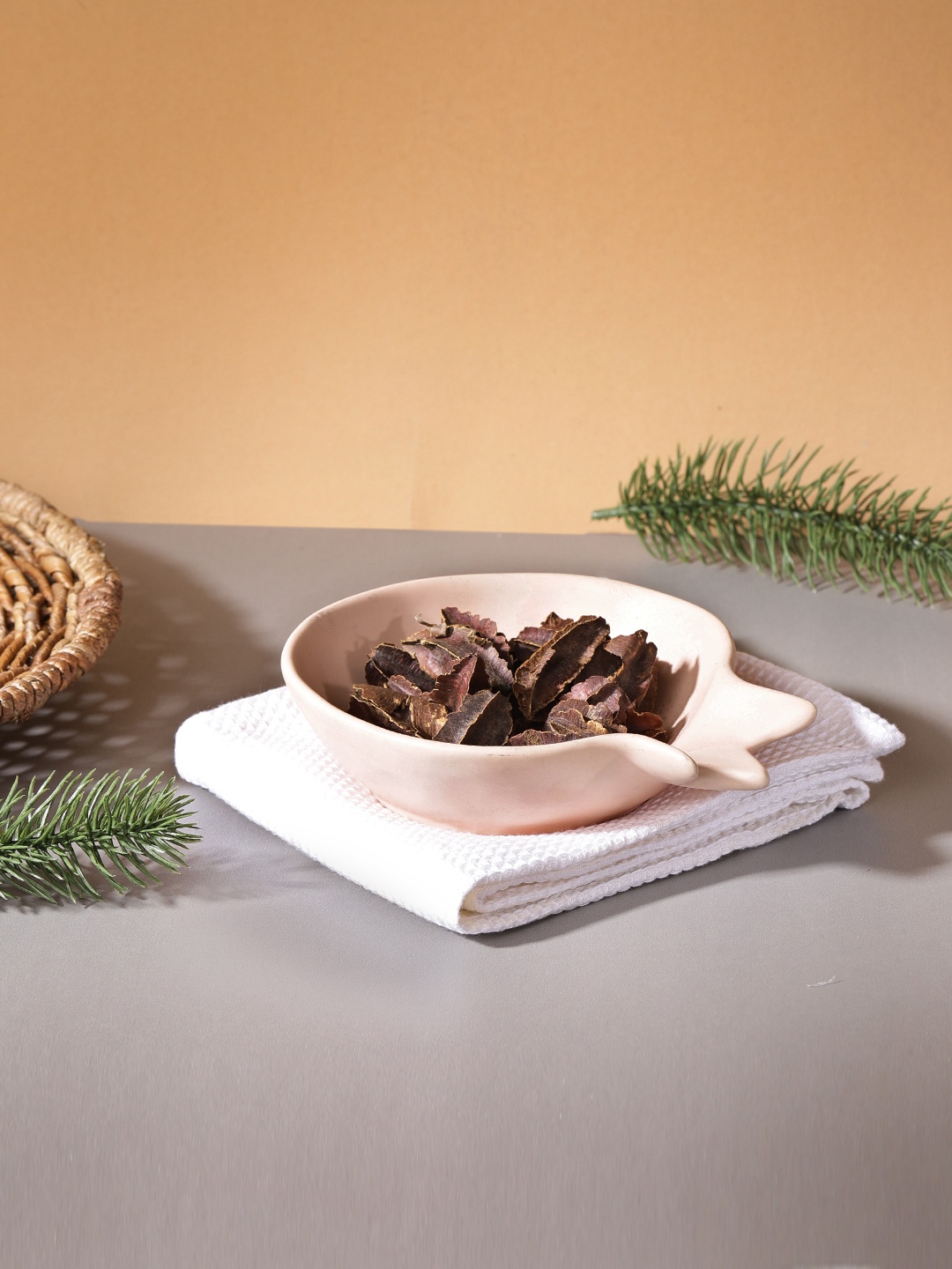 

Chumbak Pink Solid Matt Stoneware Bowl