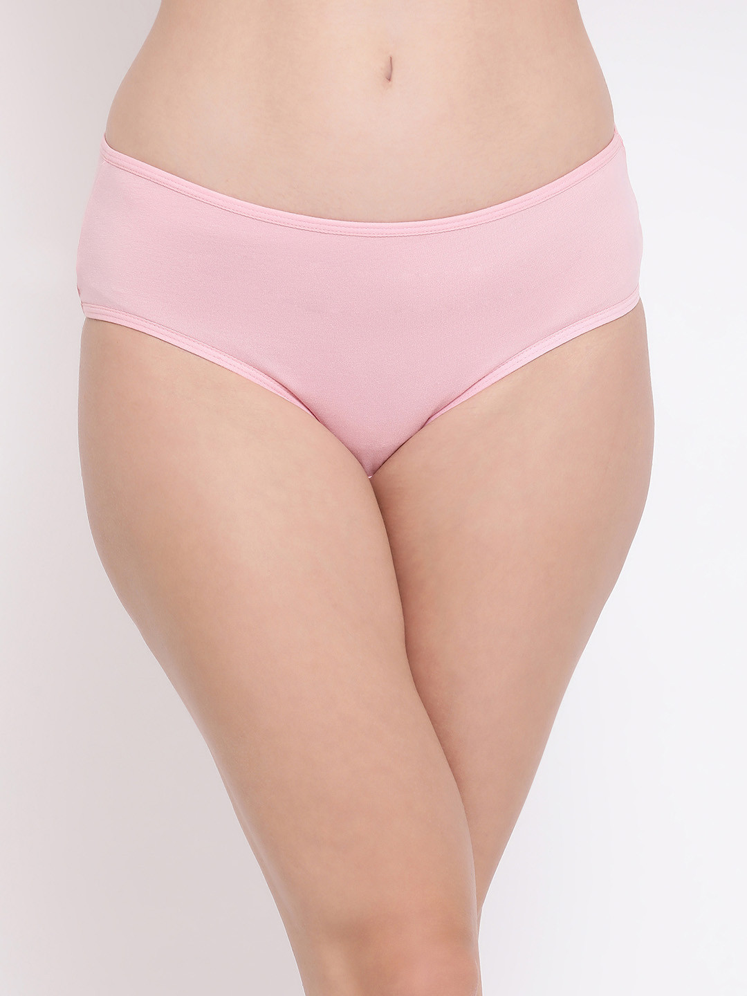 

Clovia Women Pink Blossoms Print Mid-Rise Hipster Brief PN3371P22S