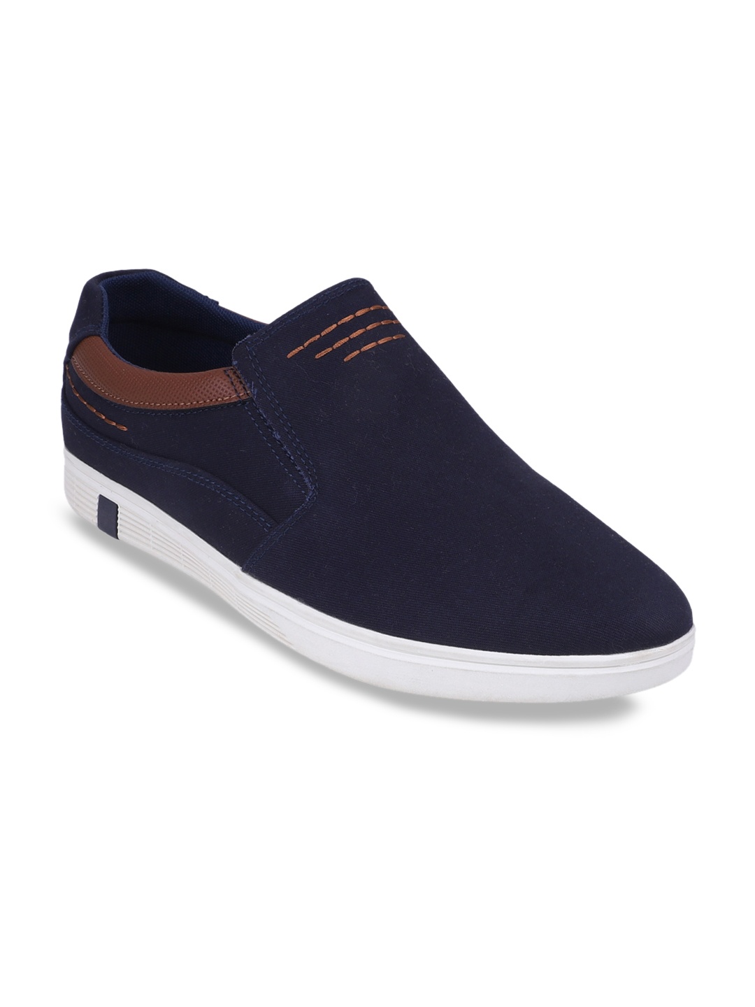 

pelle albero Men Navy Blue Slip-On Sneakers