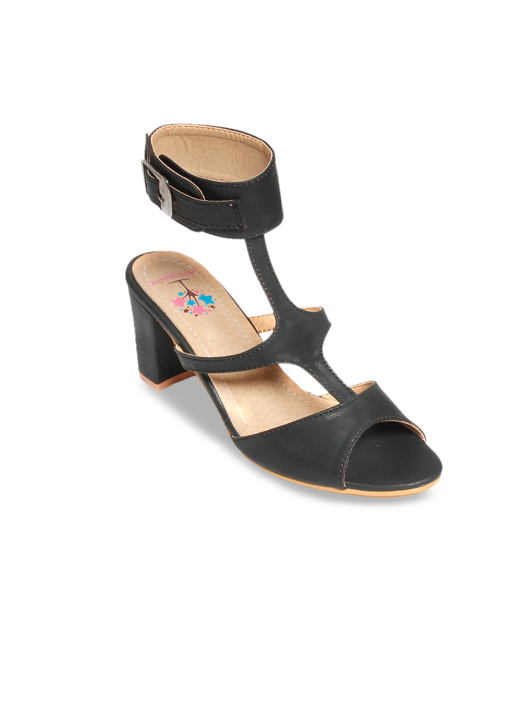 

meriggiare Women Black Solid Heels