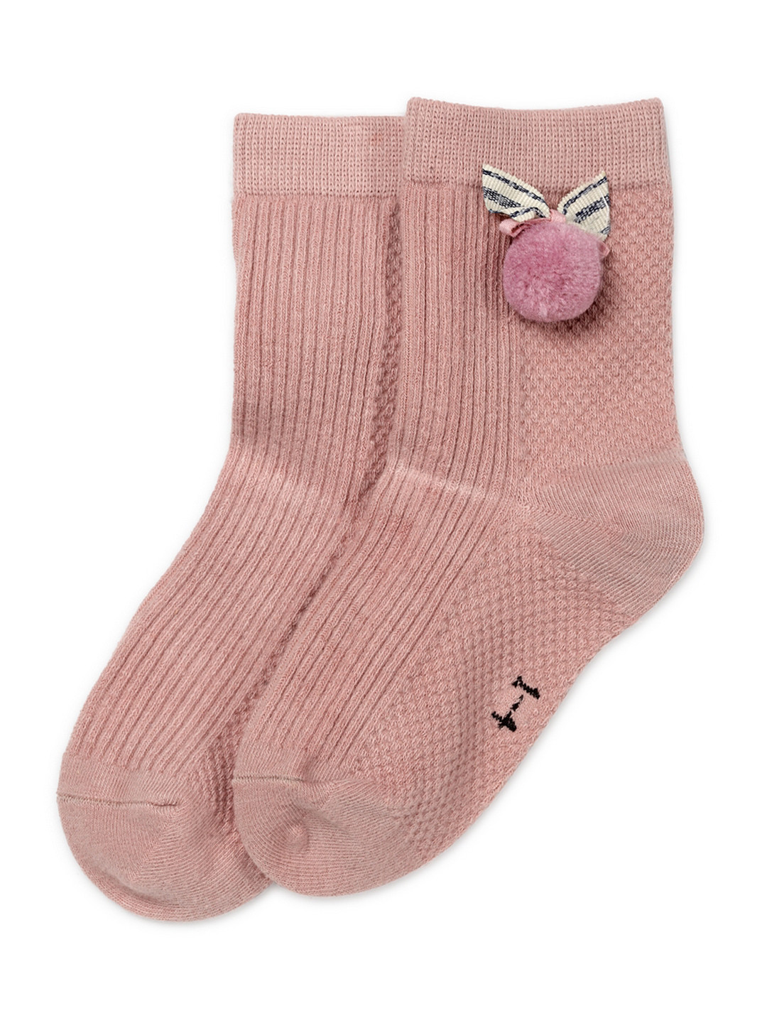 

J Style Kids Pack of 2 Above Ankle-Length Socks, Peach