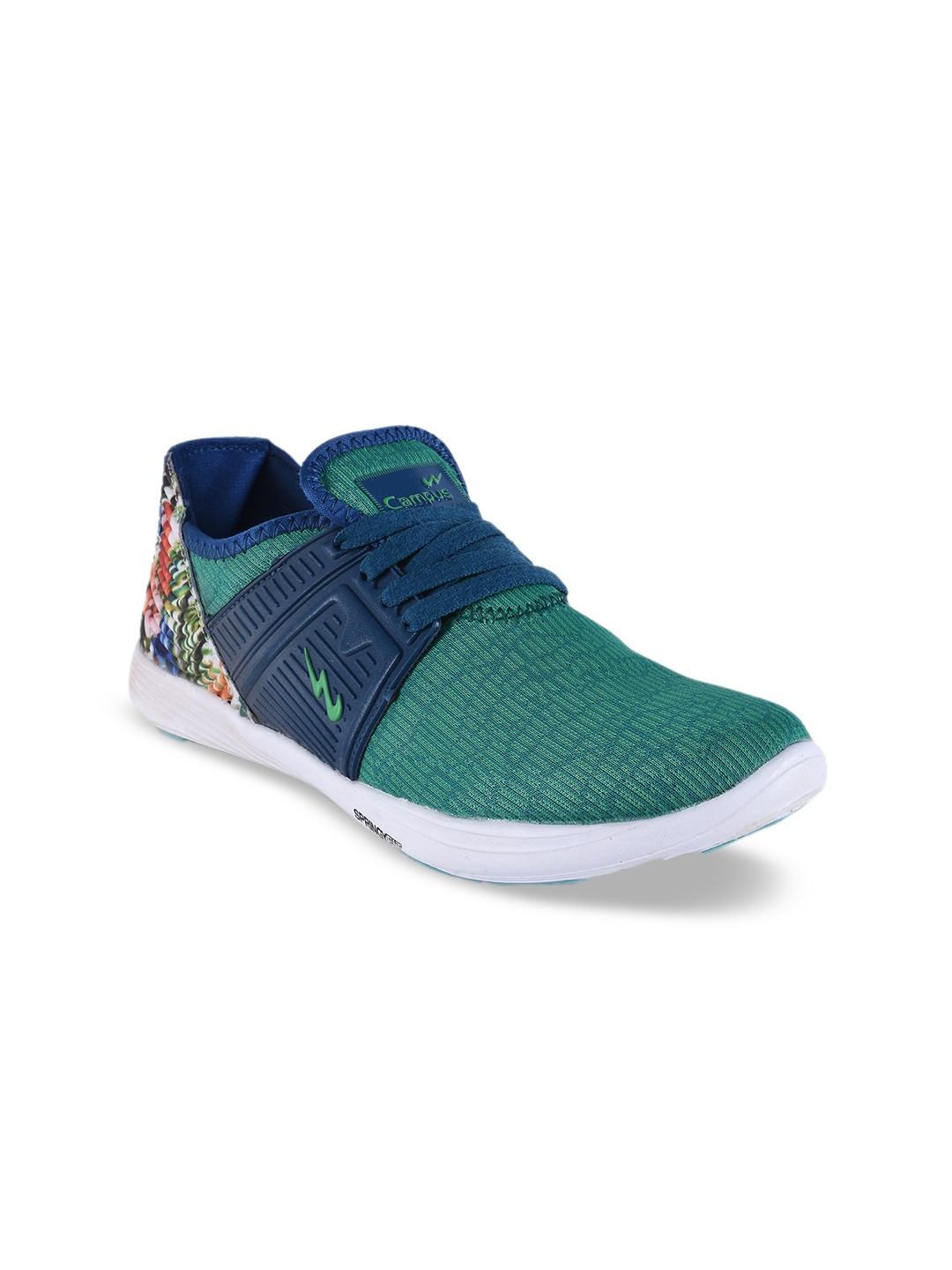 

Campus Women Green & Blue Bella Running Shoes