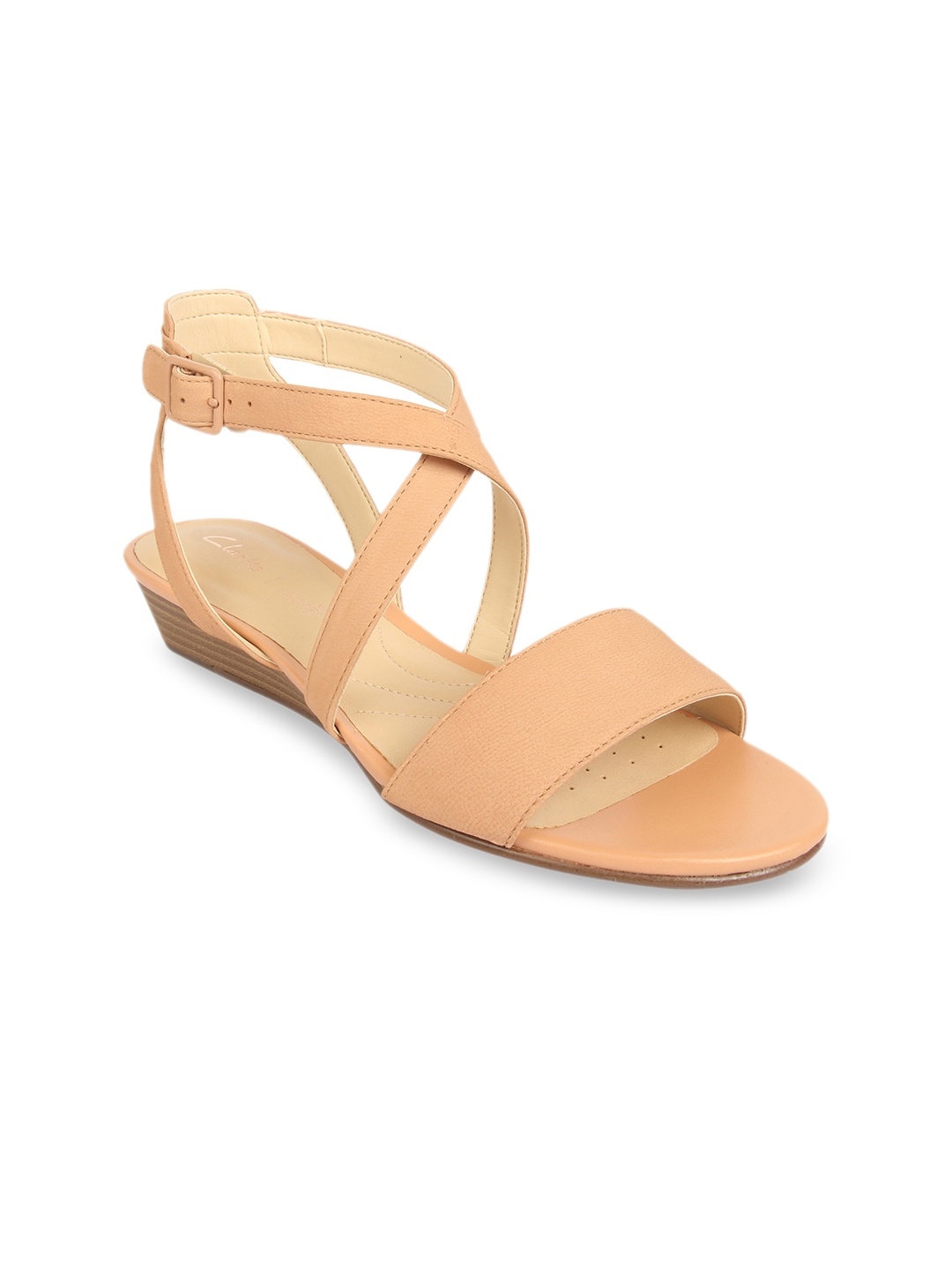 

Clarks Women Brown Solid Sandals