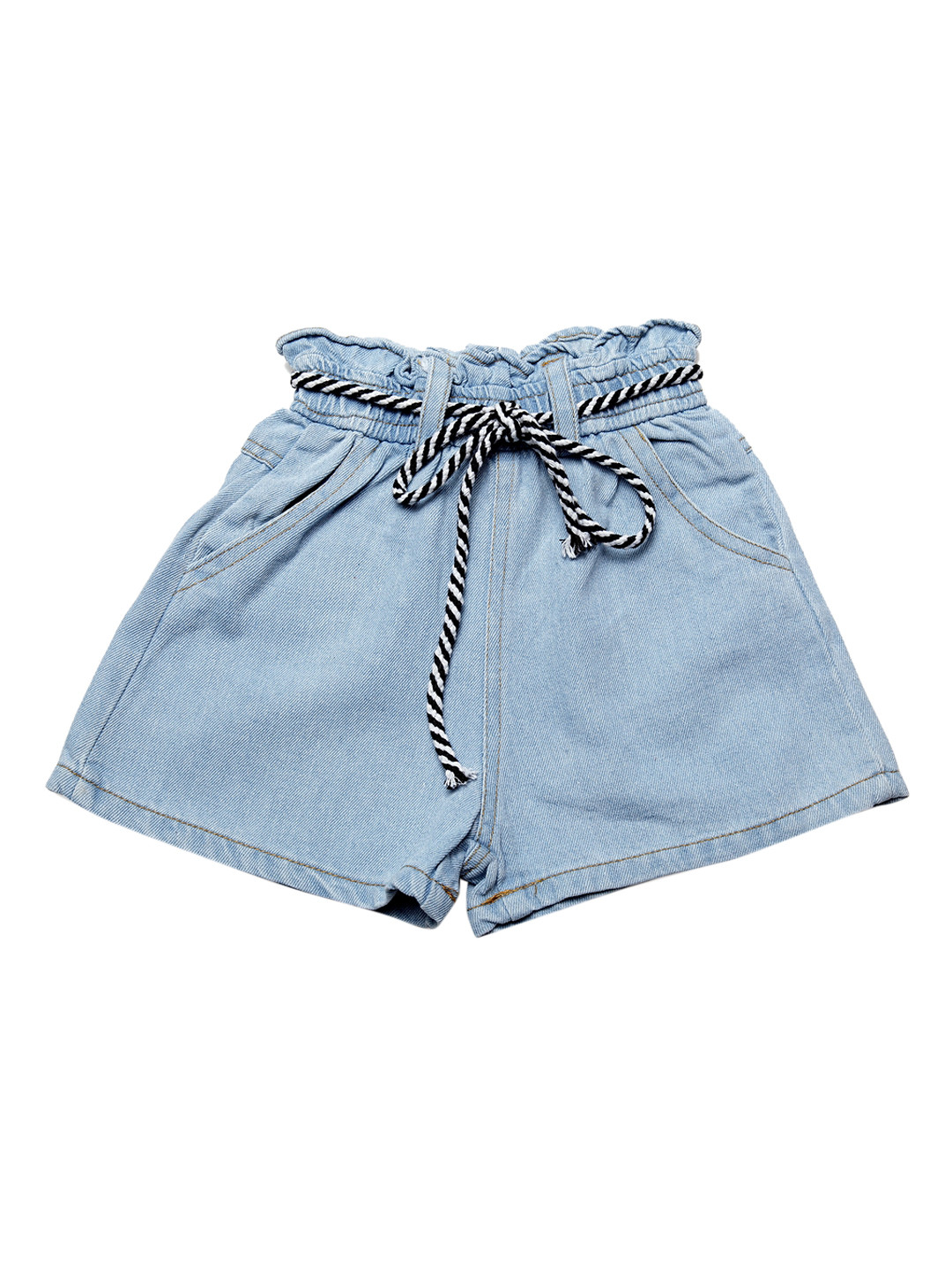 

J Style Unisex Blue Solid Regular Fit Denim Shorts