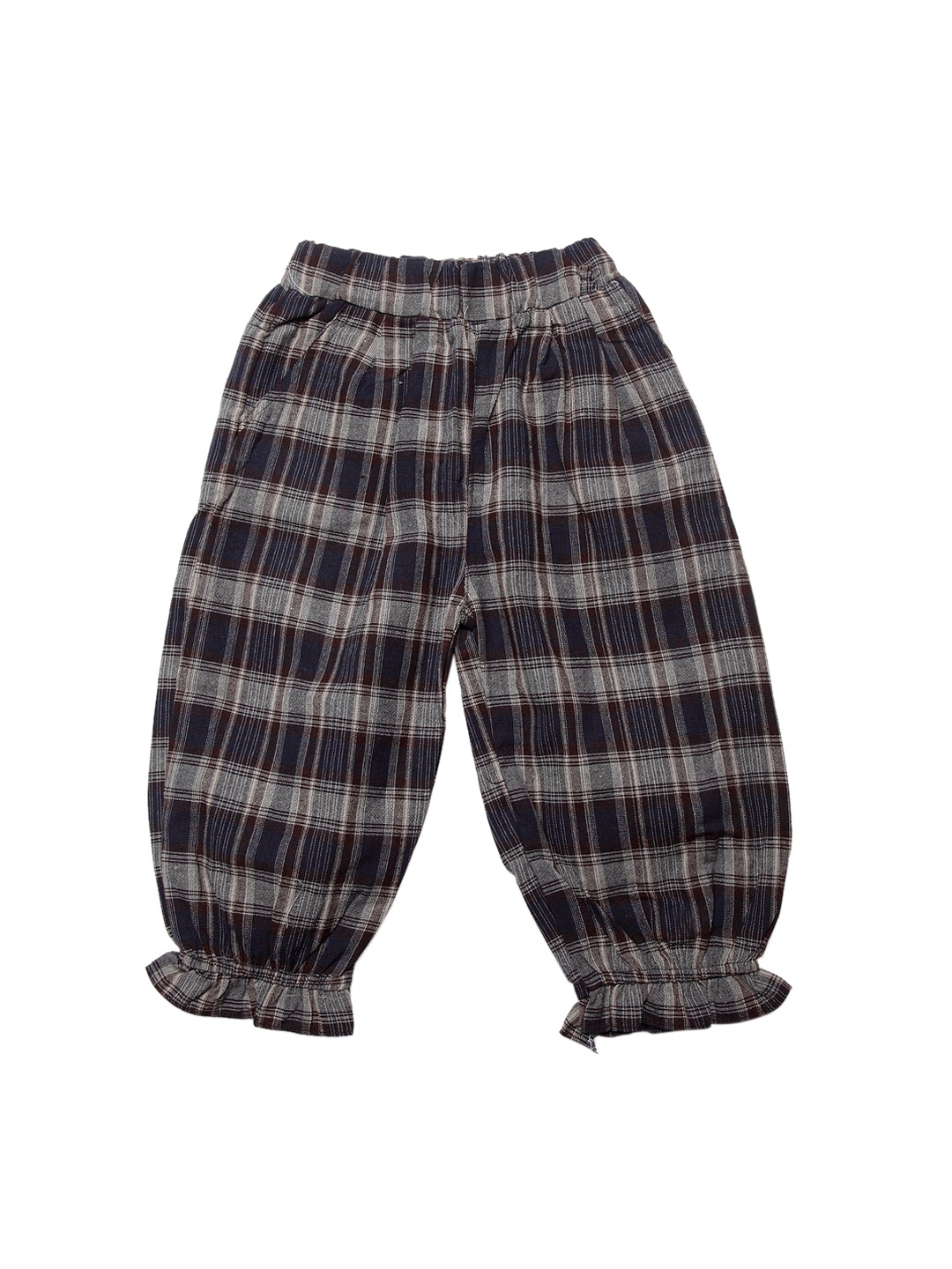 

J Style Kids Blue & Red Smart Regular Fit Self Design Joggers