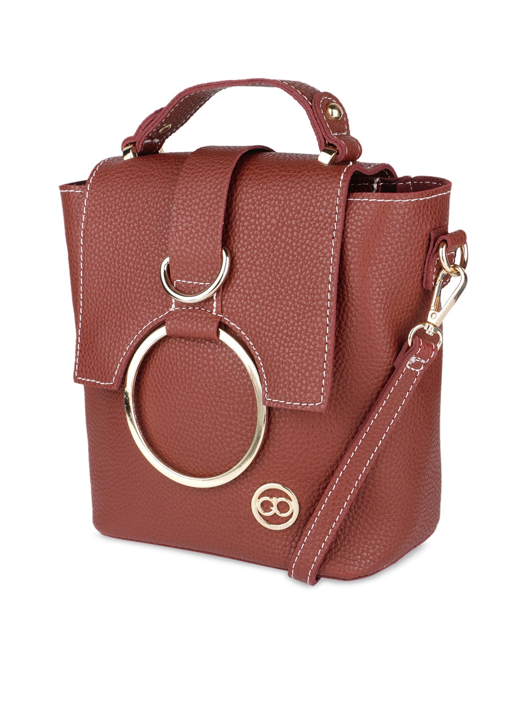 

GIO COLLECTION Red Solid Sling Bag