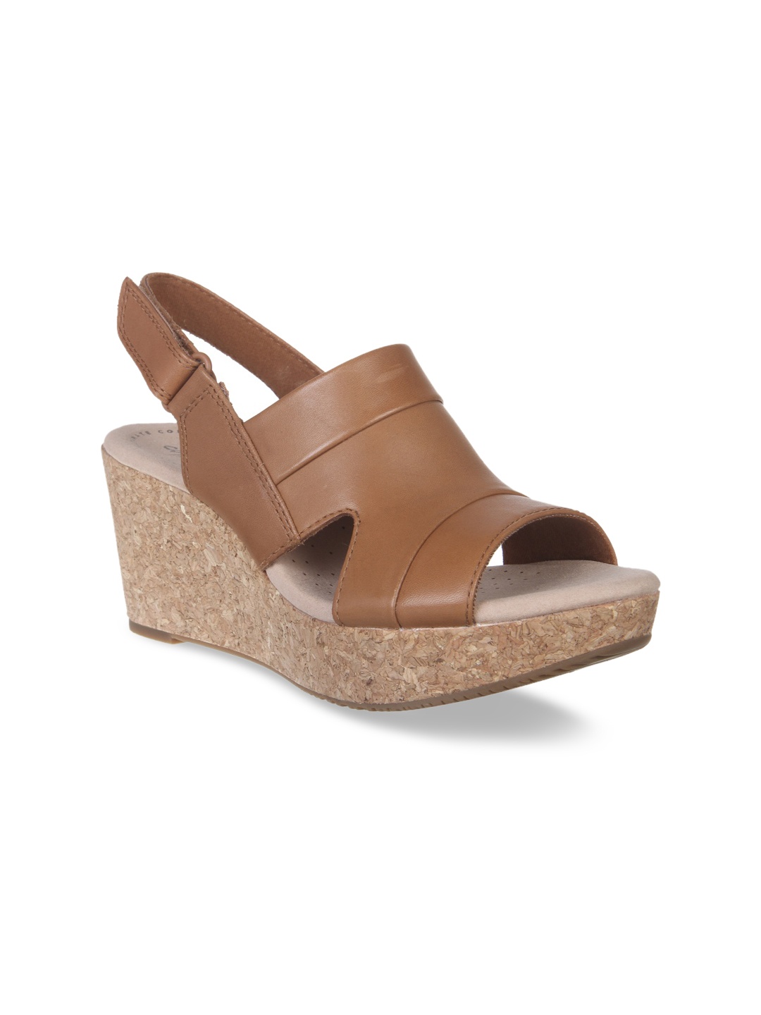 

Clarks Women Brown Solid Sandals