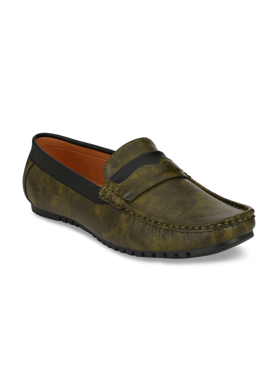 

Guava Men Olive Green Loafers
