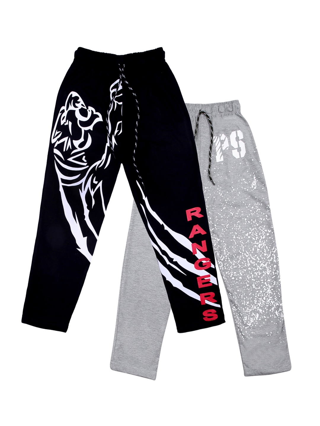 

SWEET ANGEL Kids Pack of 2 Track Pants, Black