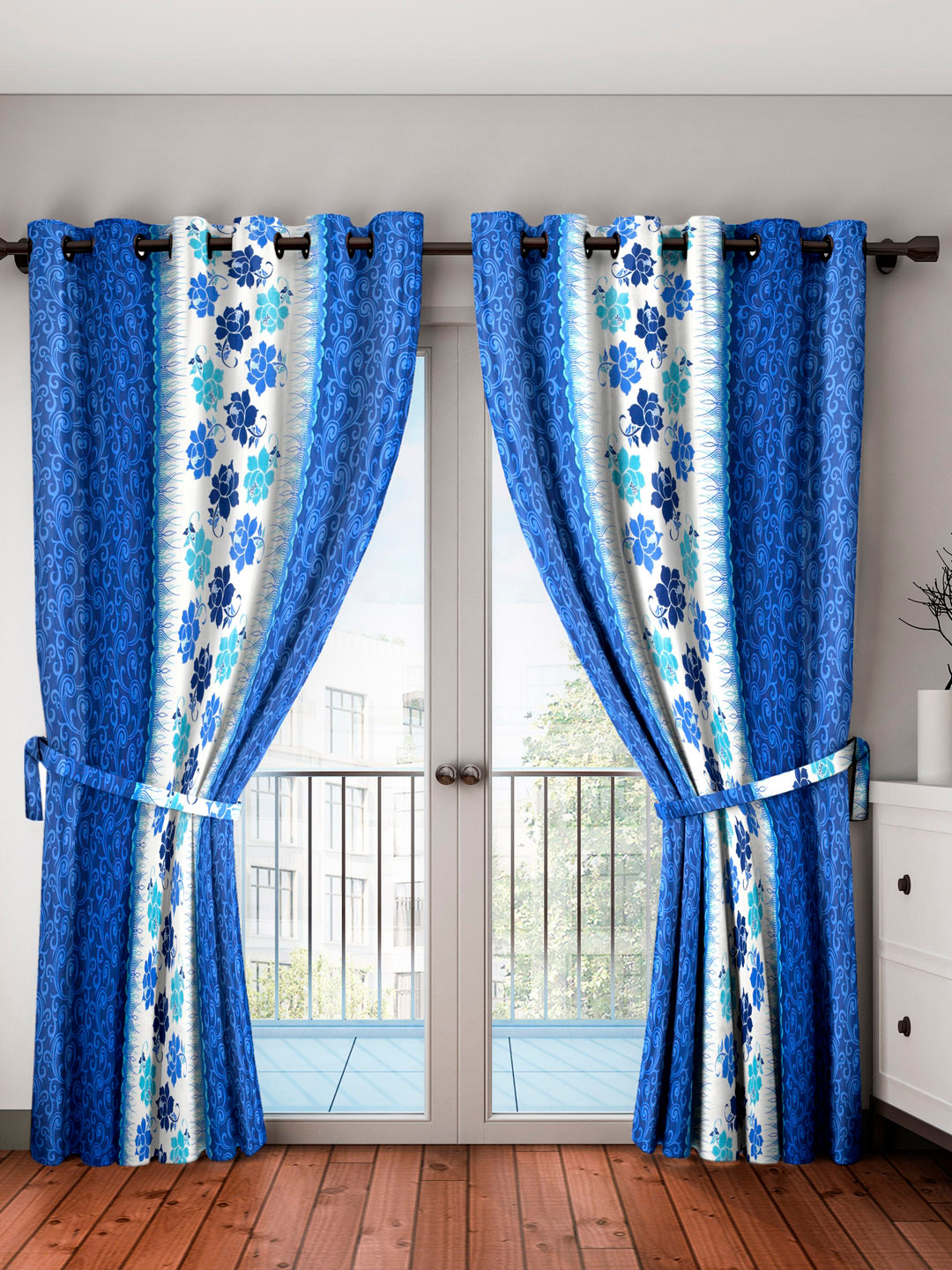 

Cortina Blue Long Door Curtains