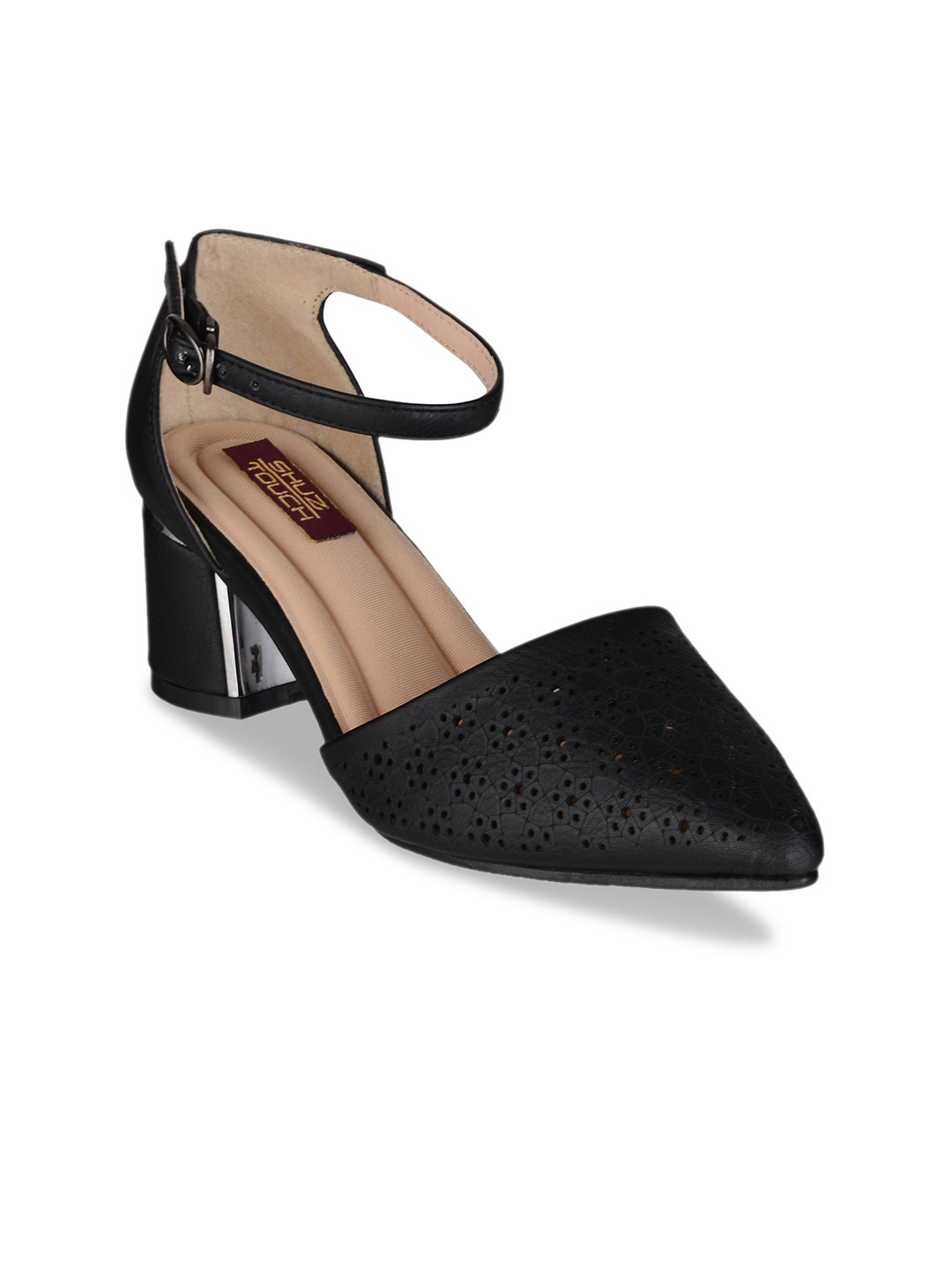 

SHUZ TOUCH Women Black Solid Pumps
