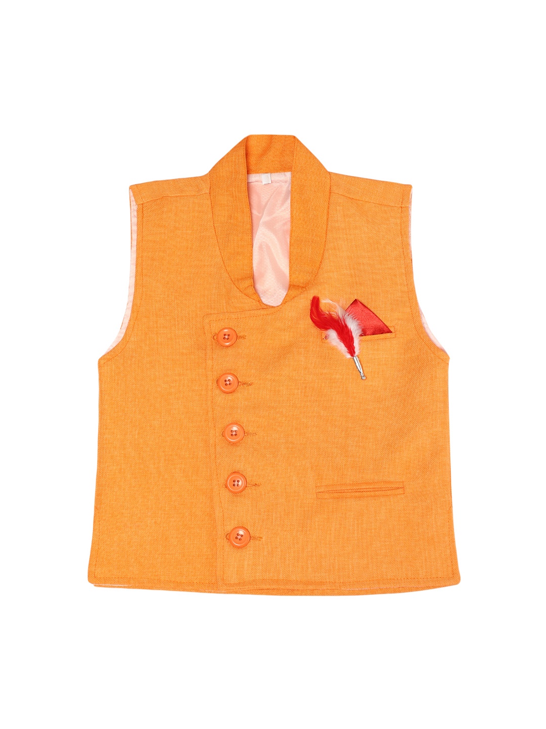 

Kidling Boys Yellow Solid Waistcoat