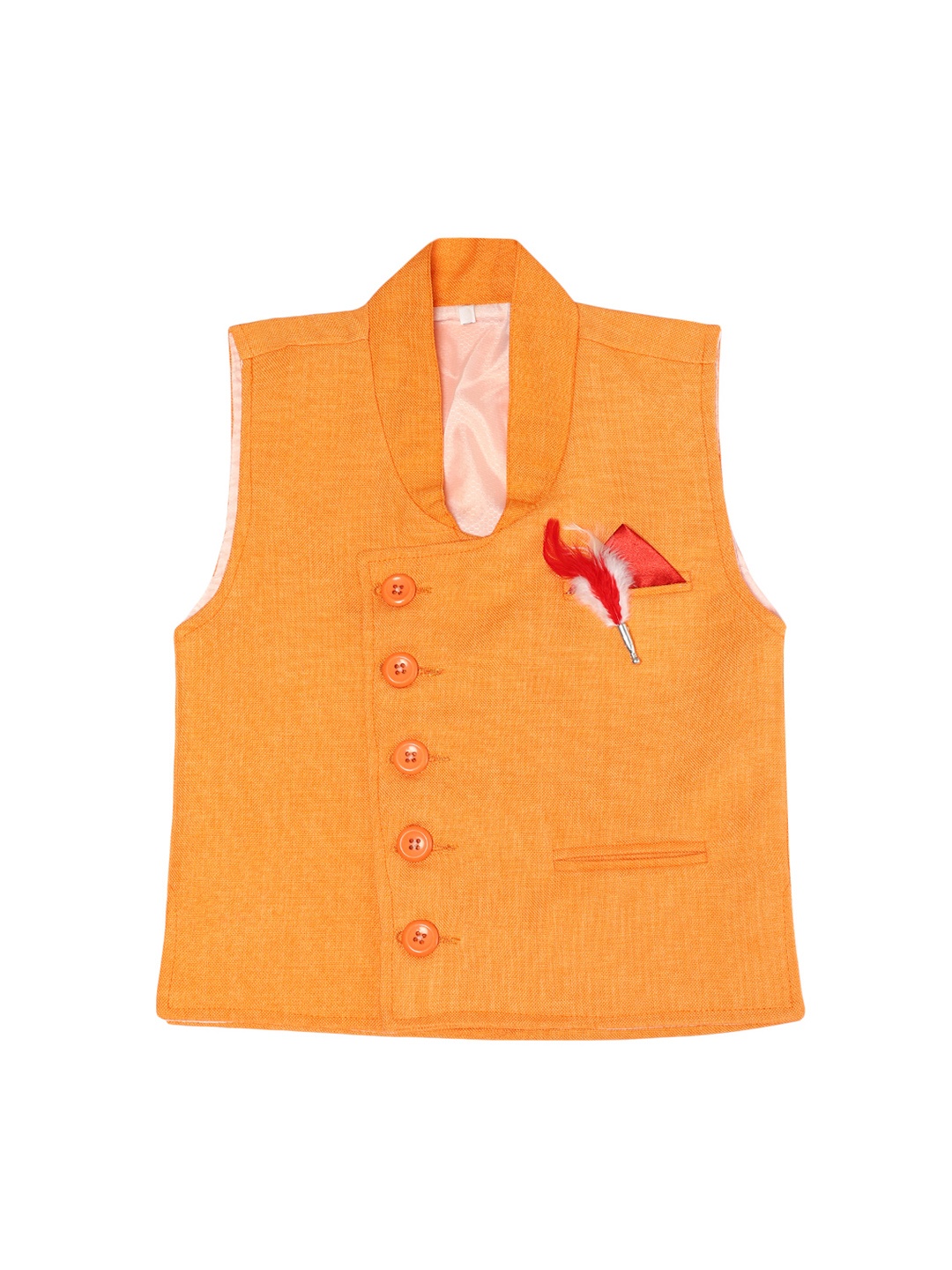 

Kidling Boys Yellow Solid Waistcoat