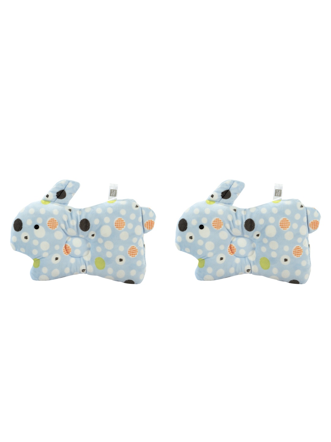 

Mee Mee Set Of 2 Printed Baby Pillows, Blue