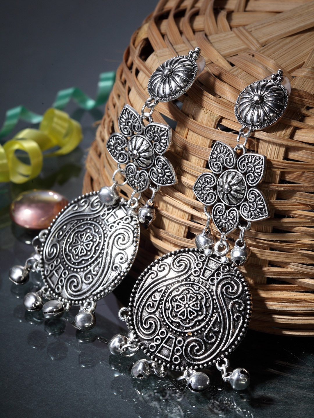 

Moedbuille Silver-Plated Classic Drop Earrings