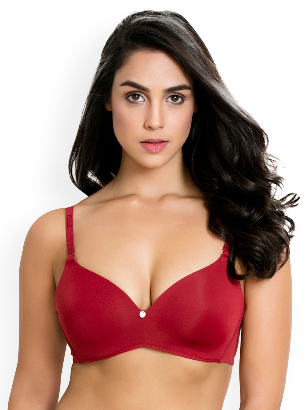 

Zivame Red Bra Lightly Padded