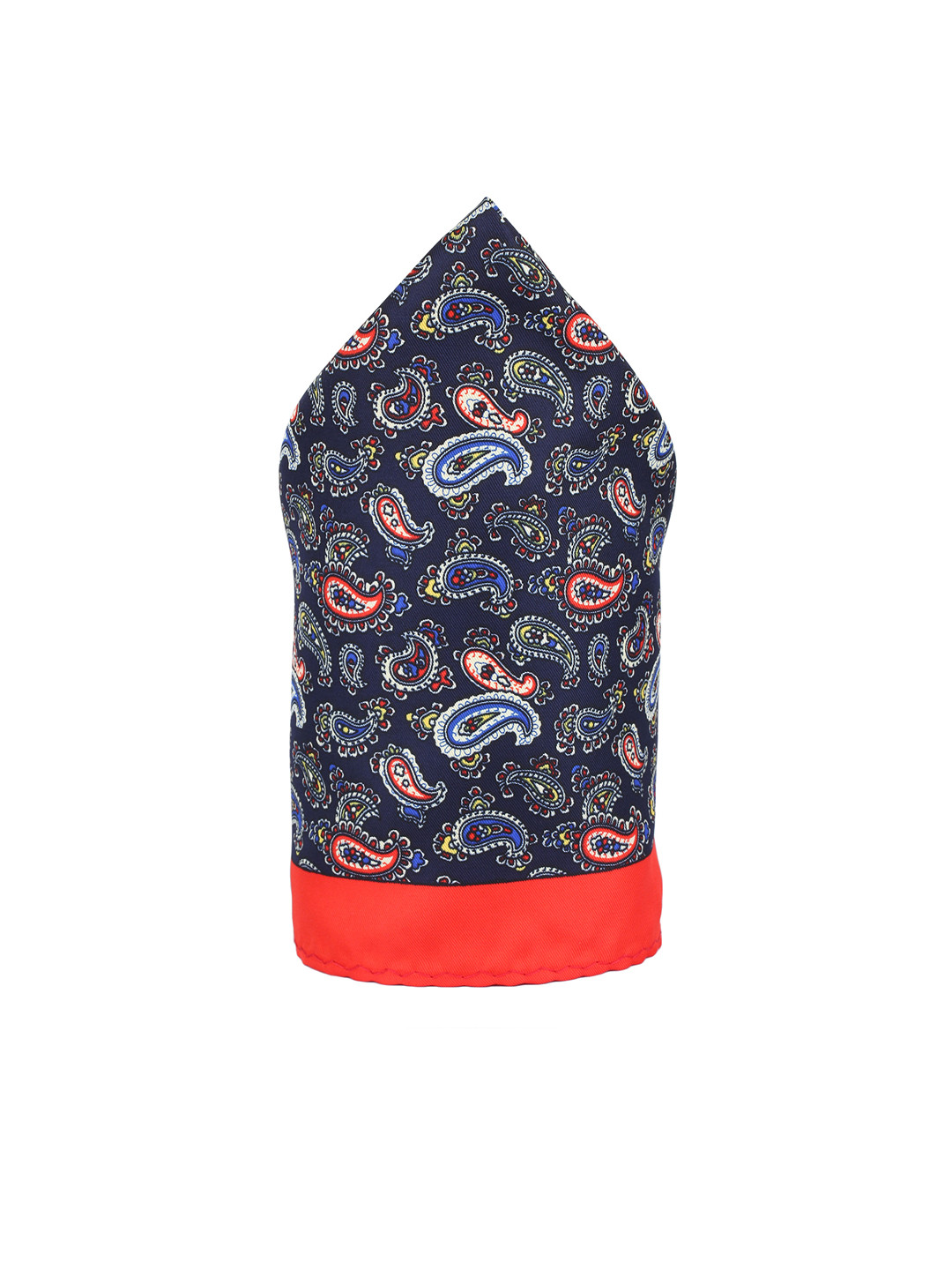 

Alvaro Castagnino Men Red Printed Pocket Square