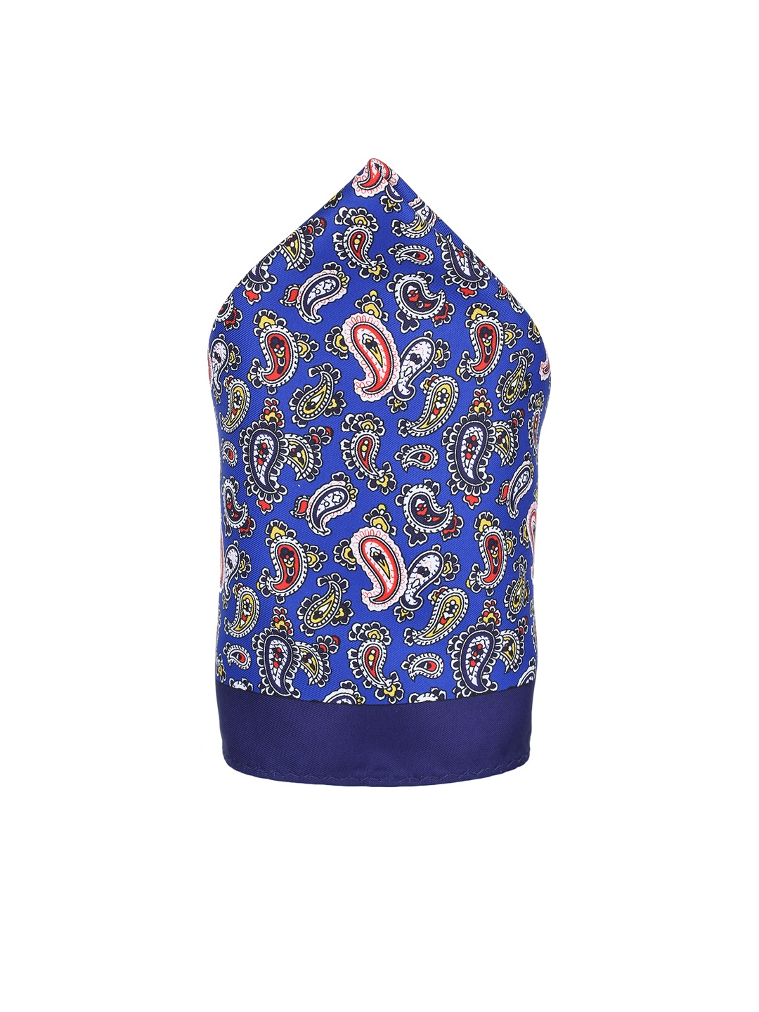 

Alvaro Castagnino Men Blue & Multicoloured Printed Pocket Square
