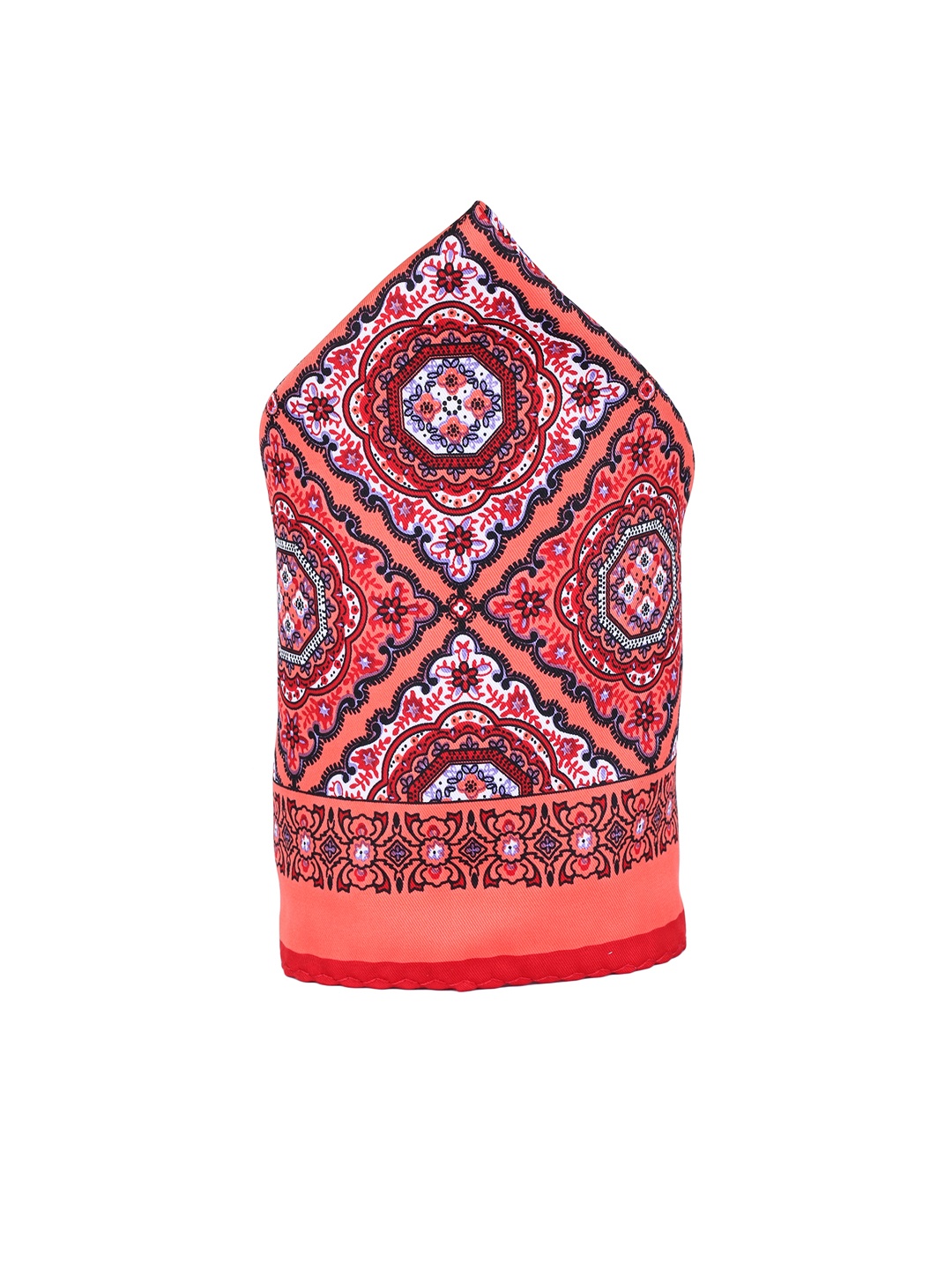 

Alvaro Castagnino Men Pink Printed Pocket Square