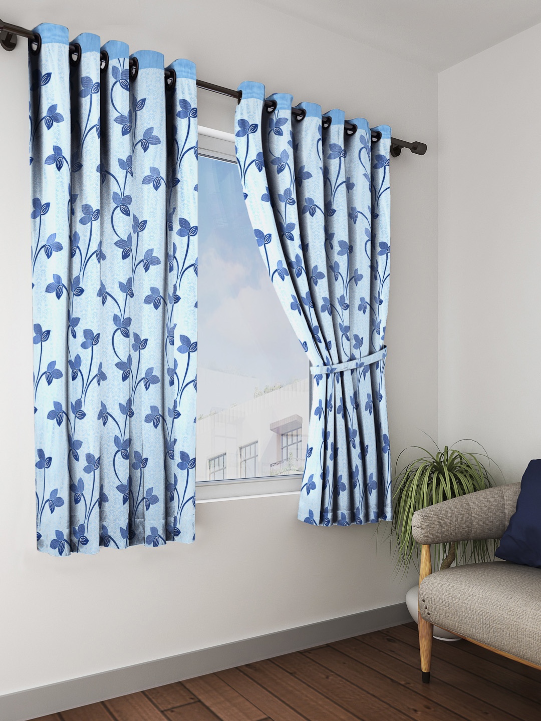 

Cortina Blue Window Curtains