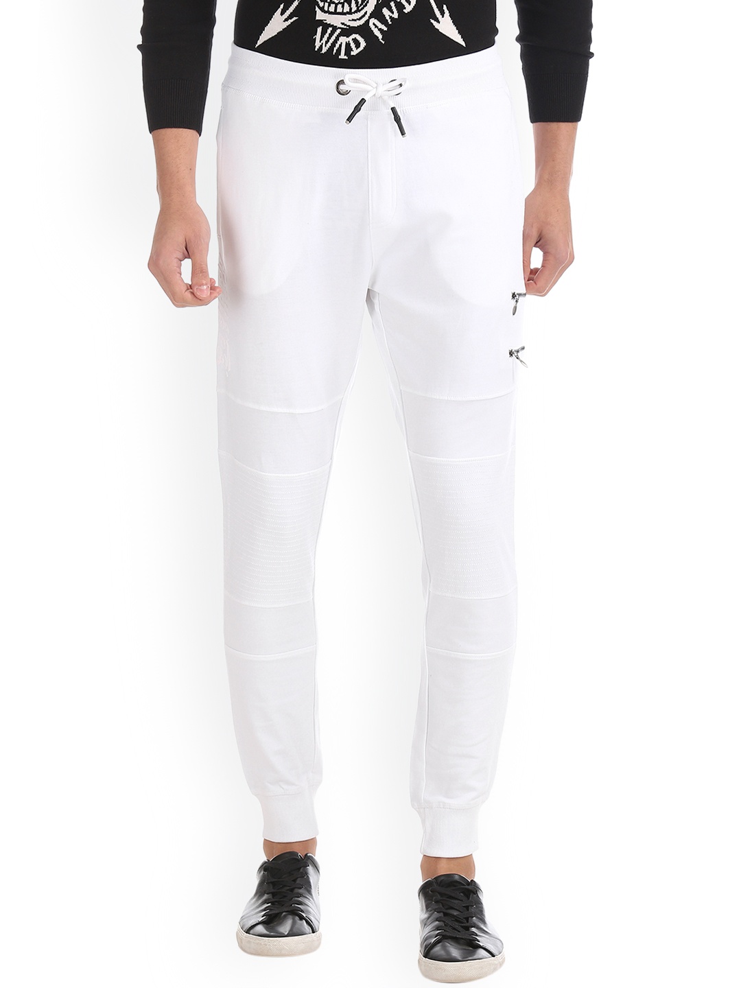 

Ed Hardy Men White Slim Fit Joggers