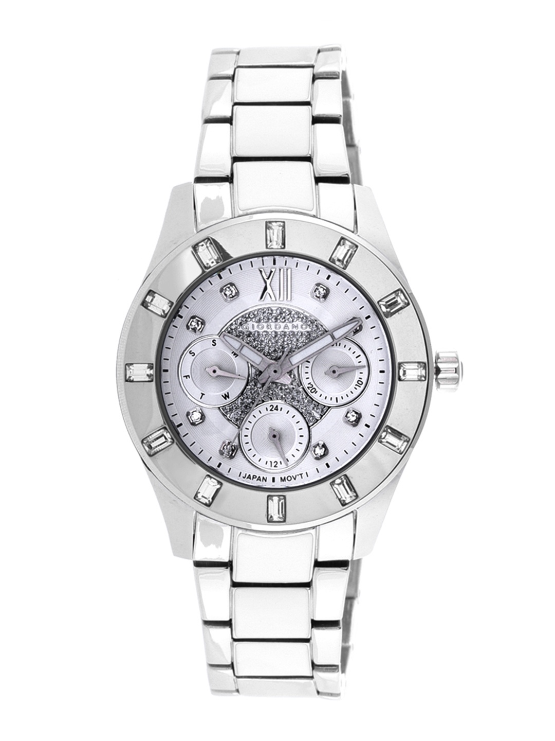 

GIORDANO Women Silver-Toned Analogue Watch GD-2031-11