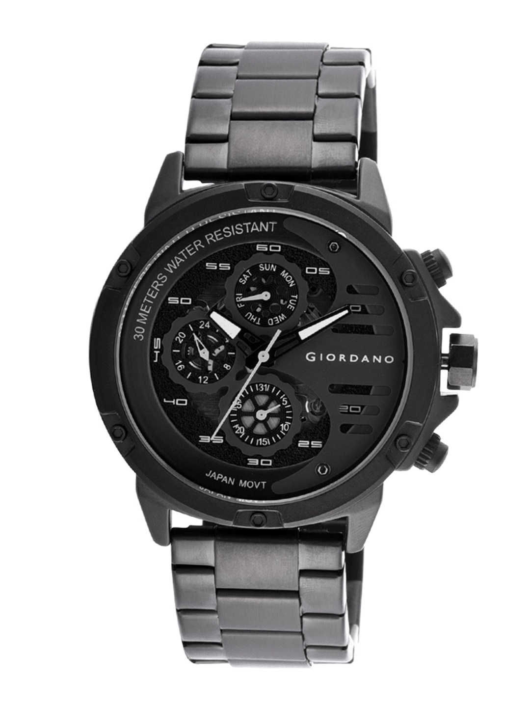 

GIORDANO Men Black Analogue Watch R1209-22