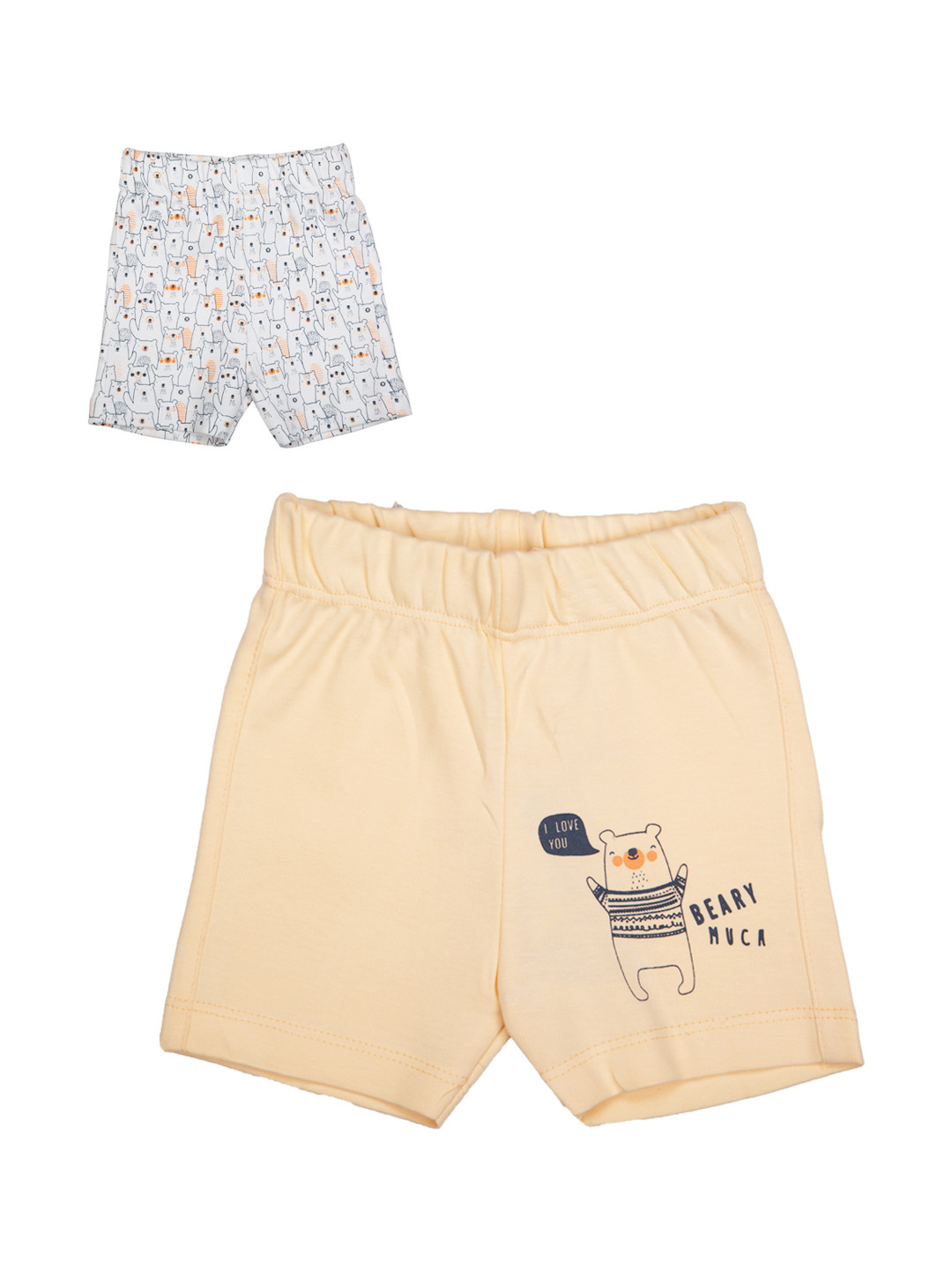 

MeeMee Kids Pack Of 2 Shorts, Peach