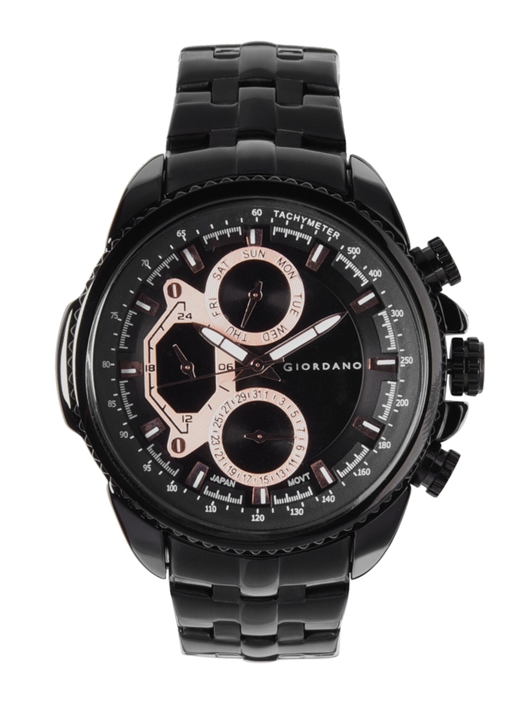 

GIORDANO Men Black Analogue Watch