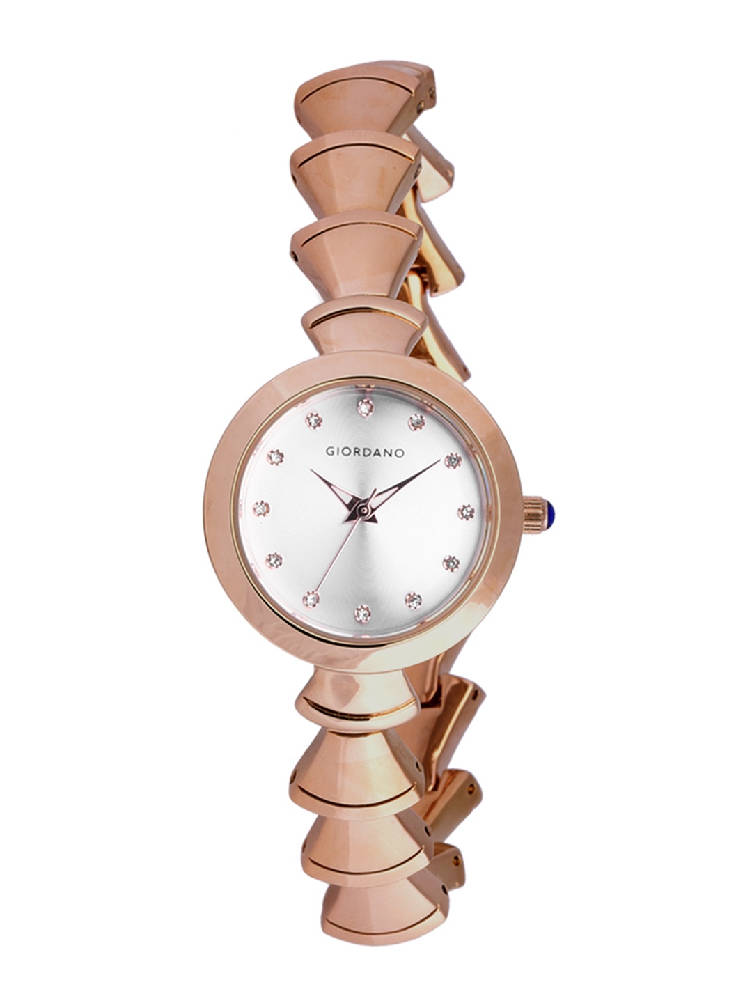 

GIORDANO Women Silver-Toned & Gold-Toned Analogue Watch R4007-11