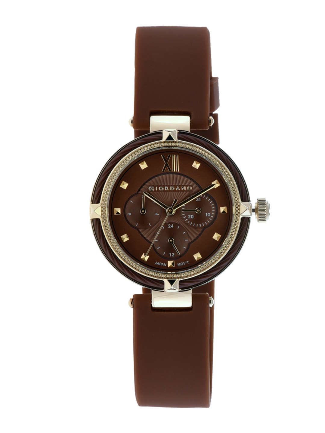 

GIORDANO Women Brown Analogue Watch GD-2033-01