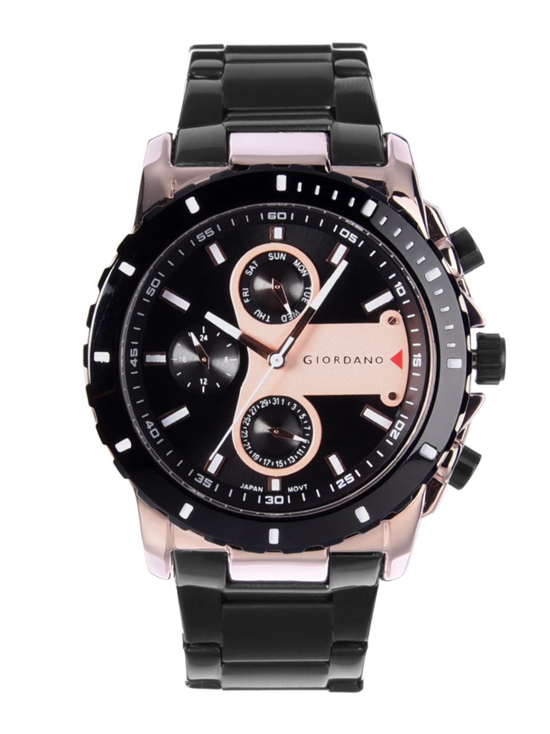 

GIORDANO Men Black Analogue Watch R1212-33