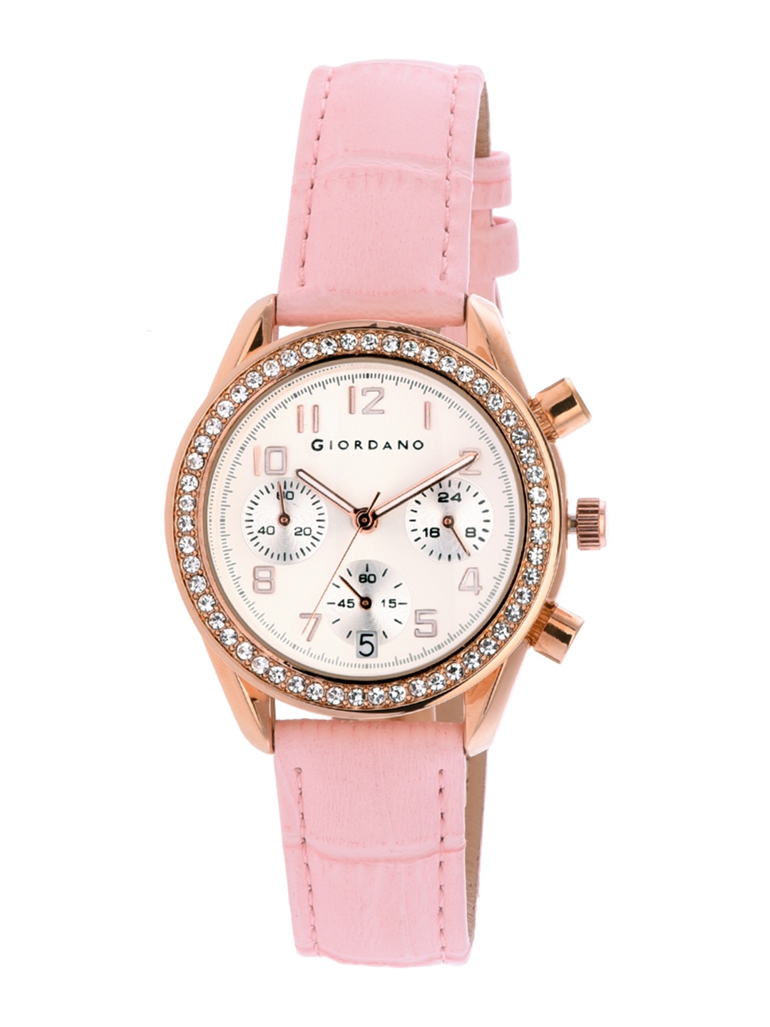 GIORDANO Women Off-White Analogue Watch F2137-02