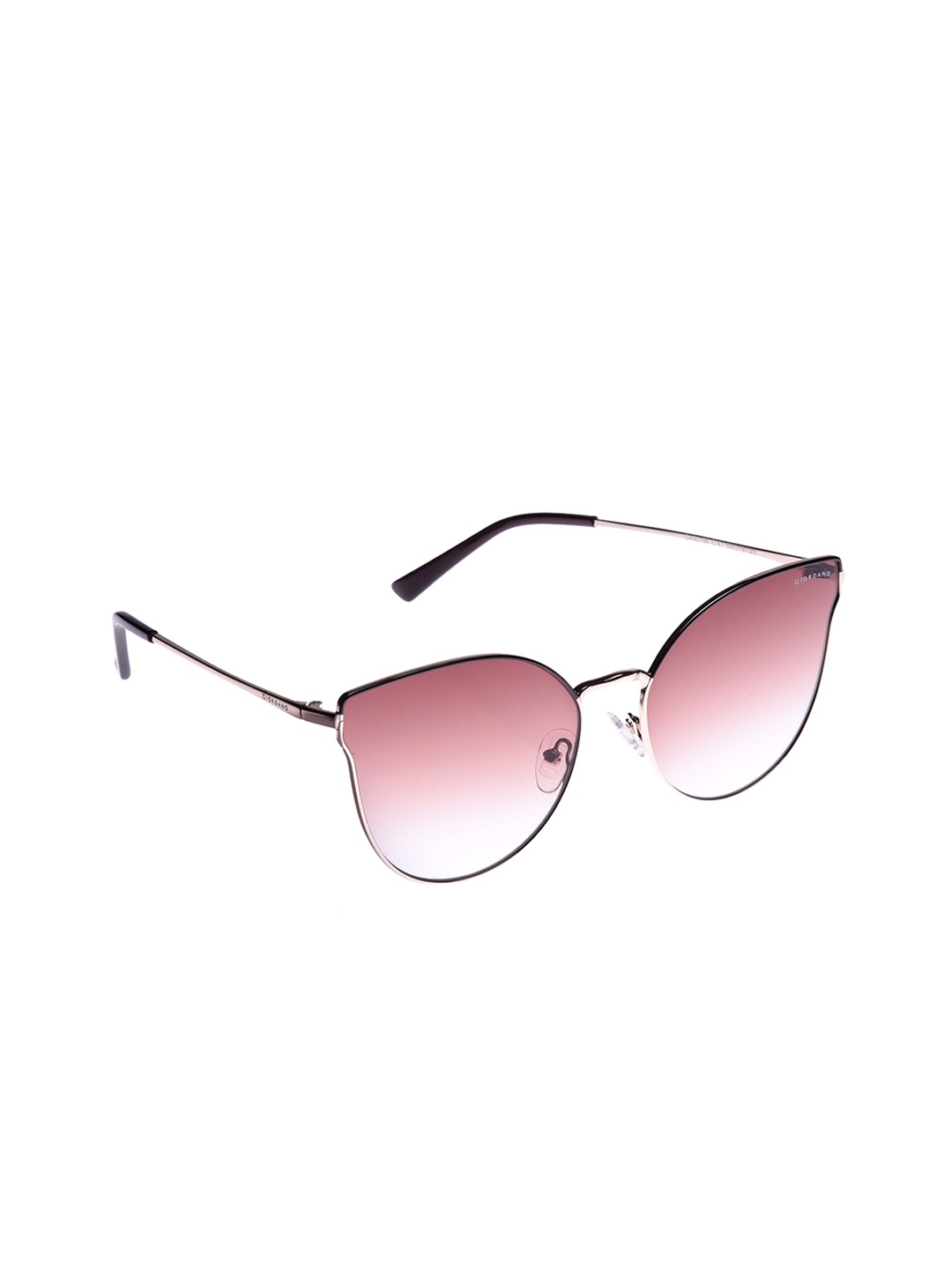 

GIORDANO Women Cateye Sunglasses GA90196C41, Brown