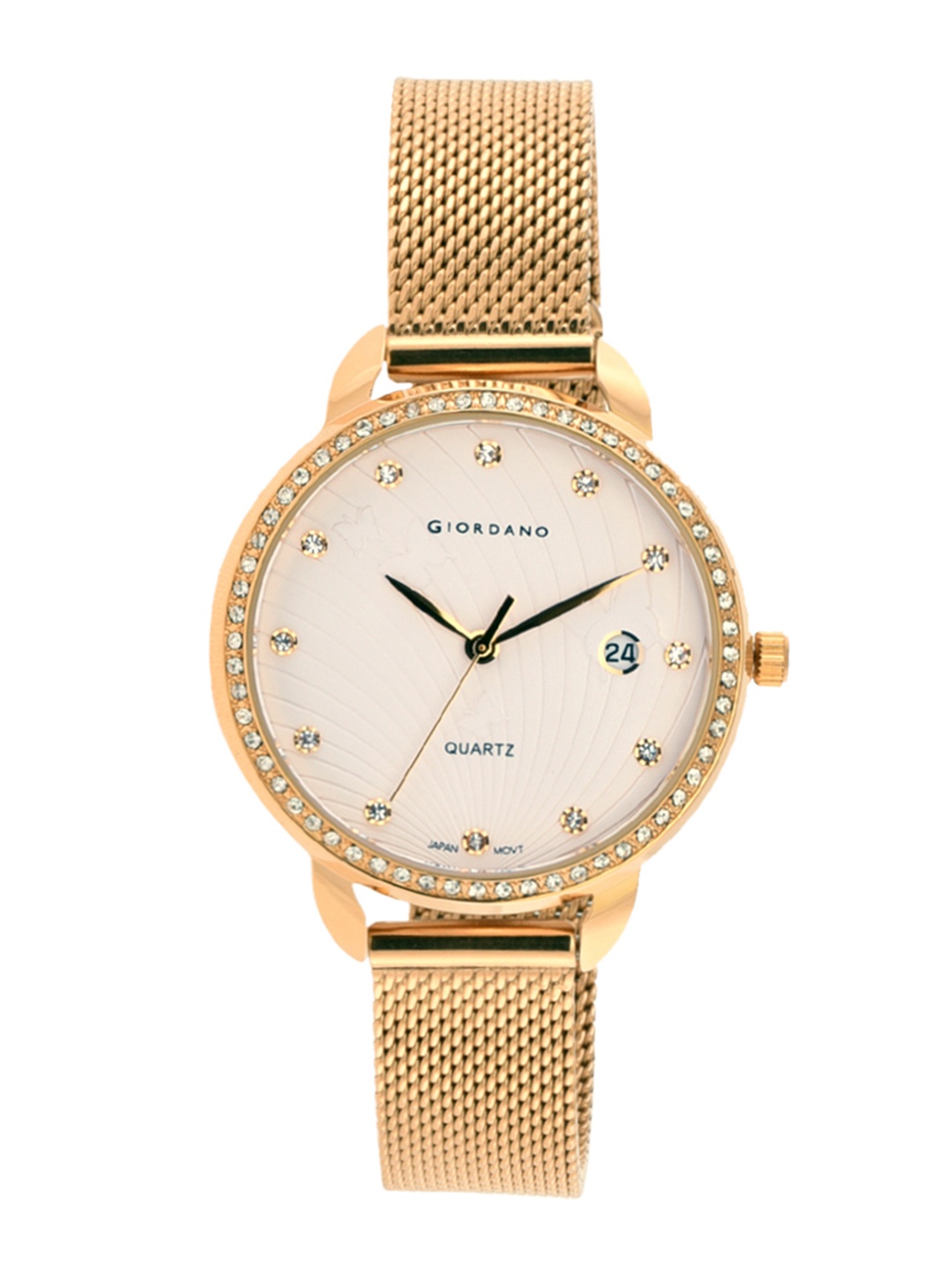 

GIORDANO Women White Analogue Watch