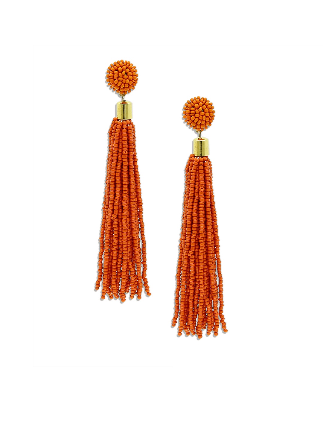

Crunchy Fashion Orange Classic Drop Earrings