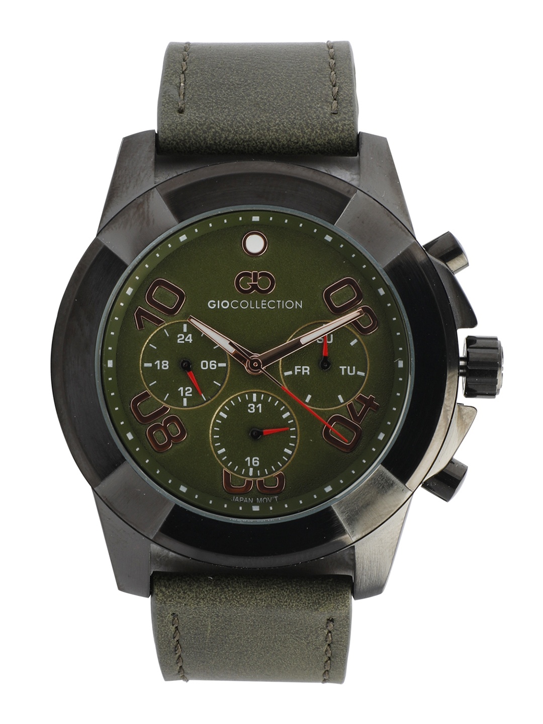 

GIO COLLECTION Men Green Analogue Watch G1044-03