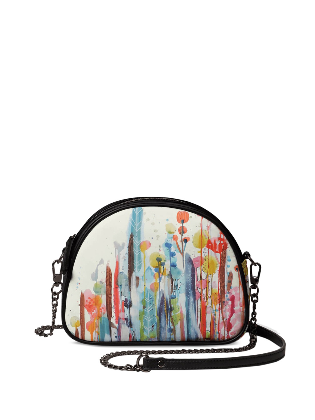 

DailyObjects Multicoloured Printed Sling Bag, Multi