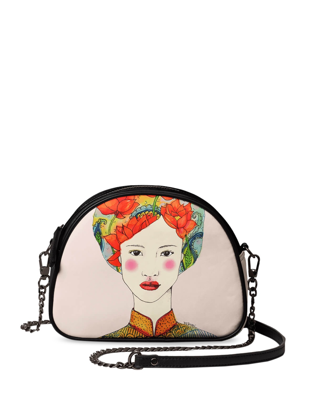 

DailyObjects Multicoloured Printed Sling Bag, Multi