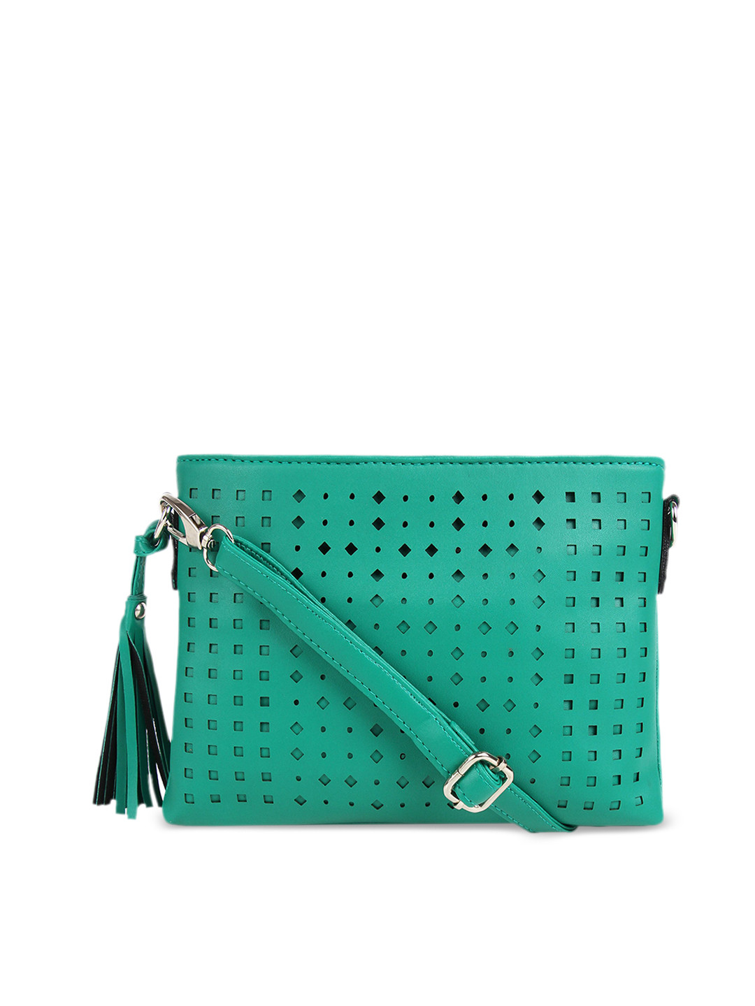 

Toteteca Green Solid Sling Bag
