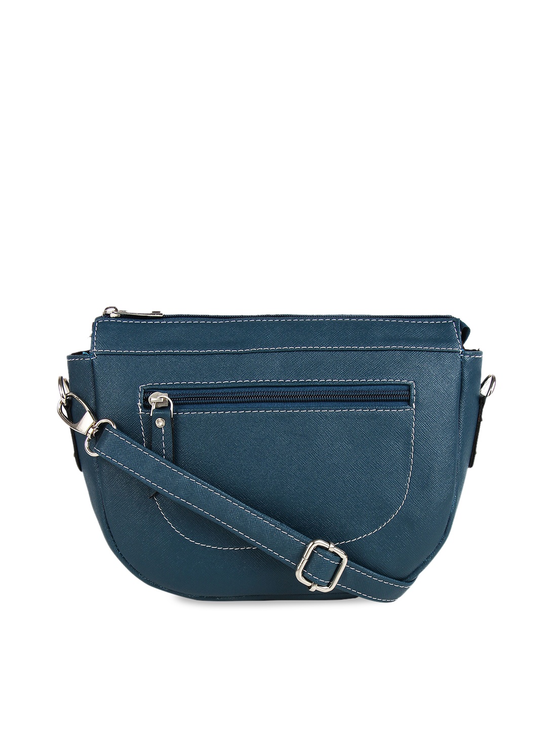 

Toteteca Teal Solid Sling Bag