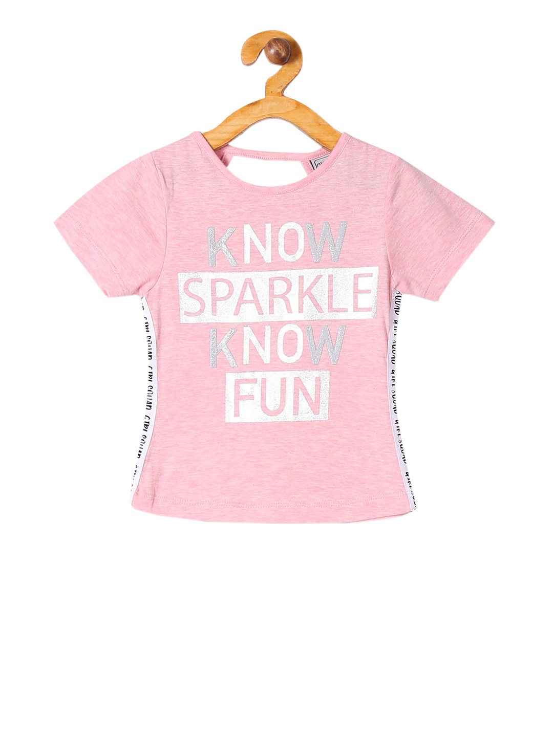 Cherokee Girls Pink Printed Top